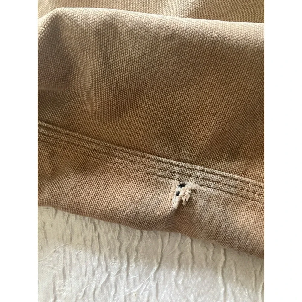 Carhartt Blanket Detroit Lined Canvas Chore Work Jacket 46 USA Made Pockets VTG